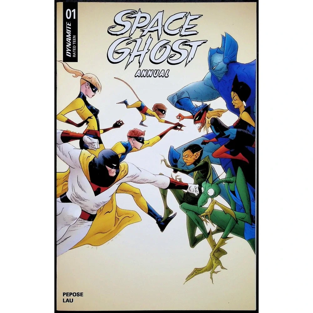Space Ghost Comic Book Lot #1-2 9-10 12 Vol 2 1-2 4 Annual‎ #1 Dynamite 7x Lot